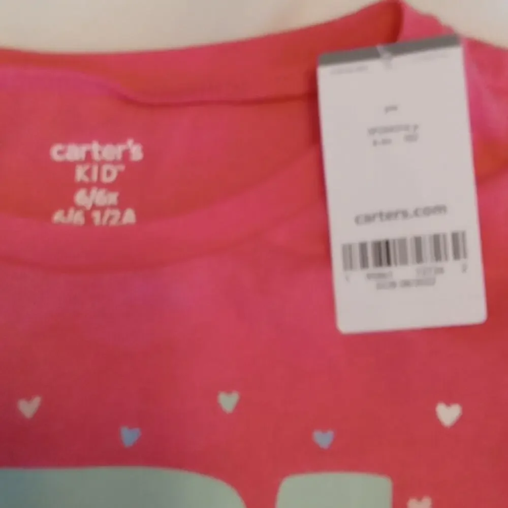 NWT  Carters girls size 6 long sleeve  Here comes Fun top.